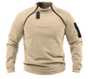 Jomartson - Militärstil Fleece-Pullover