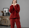 Fluffy Night -  Damen Fleece-Pyjama-Set | Senken Sie Ihre Energierechnung!